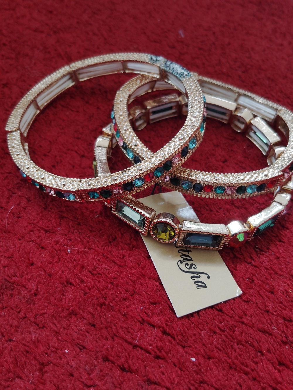 Natasha Couture TriGold Bracelets